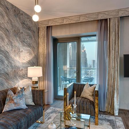Durrani Homes - Designer 2Br Apt With Stunning Burj Khalifa And Fountain View Dubaj Kültér fotó