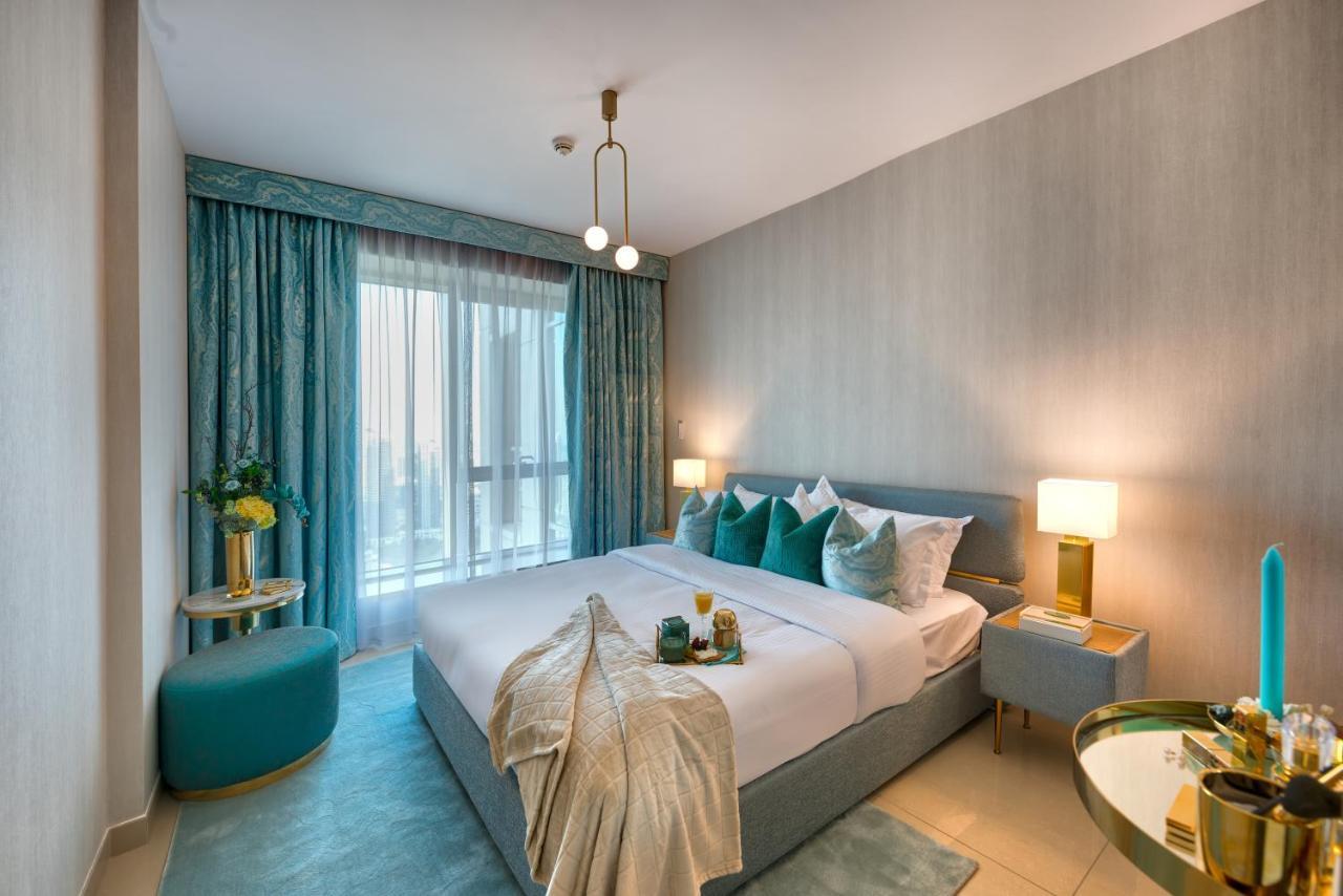 Durrani Homes - Designer 2Br Apt With Stunning Burj Khalifa And Fountain View Dubaj Kültér fotó